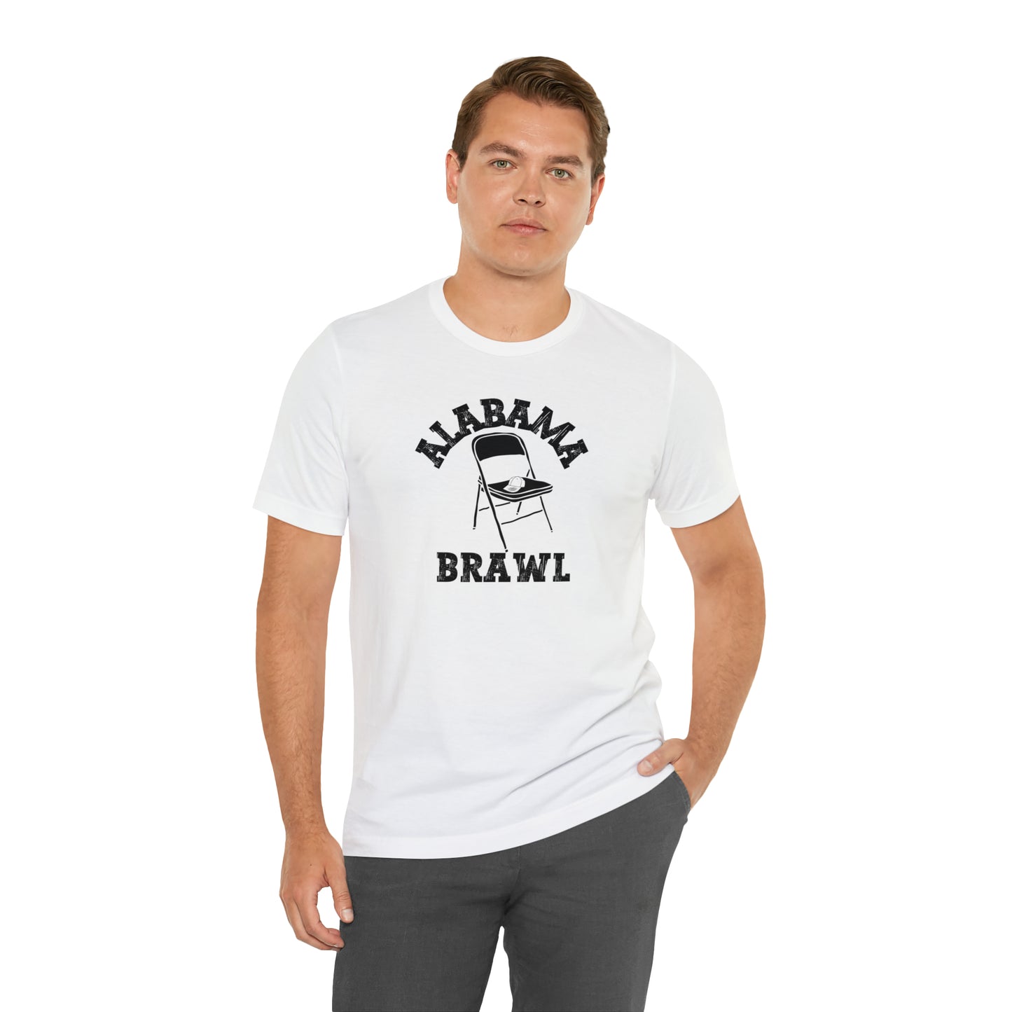 Folding Chair Fight Shirt, Alabama Brawl Shirt, Folding Chair Fight, A Mass Brawl Breaks Out On Alabama T-Shirt, T548