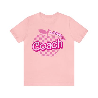 Literacy Coach shirt, Pink Sport Coach Shirt, Colorful Coaching shirt, 90s Cheer Coach shirt, Back To School Shirt, Teacher Gift, T821