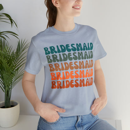 Retro Bridesmaid TShirt, Bridesmaid Shirt for Women, T288