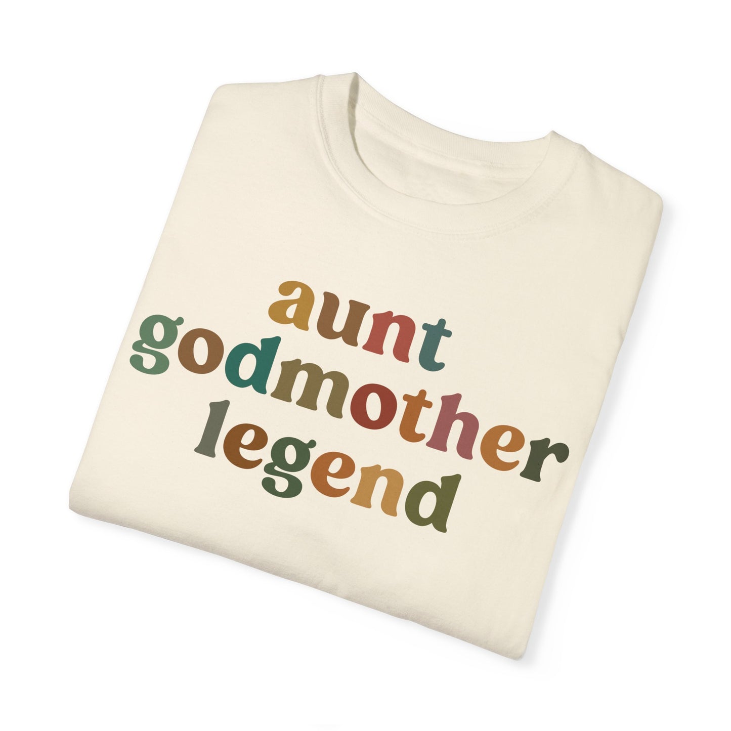 Aunt Godmother Legend Shirt for Aunt, Cute Godmother Gift from Goddaughter, Godmother Proposal, Retro Godmother Gift for Baptism, CC1034