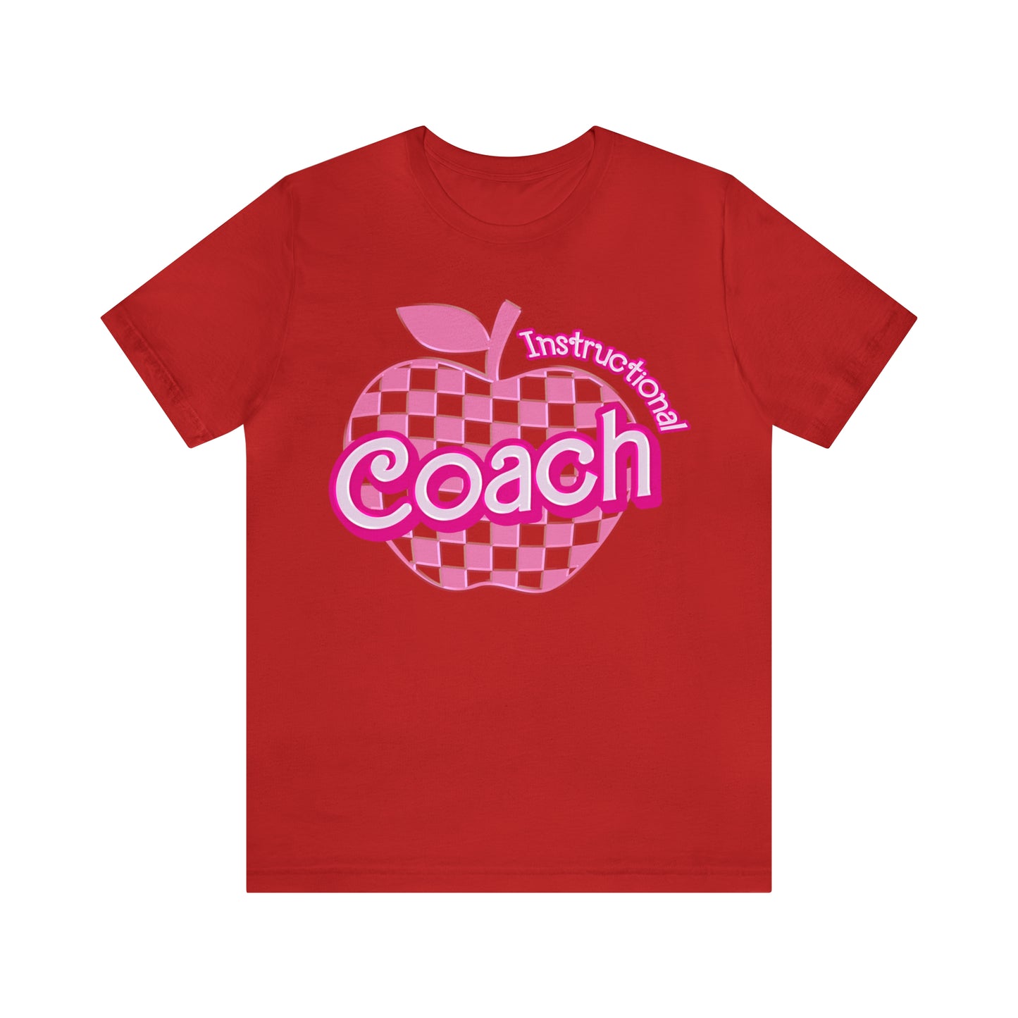 Instructional Coach shirt, Pink Sport Coach Shirt, Colorful Coaching shirt, 90s Cheer Coach shirt, Back To School Shirt, Teacher Gift, T819