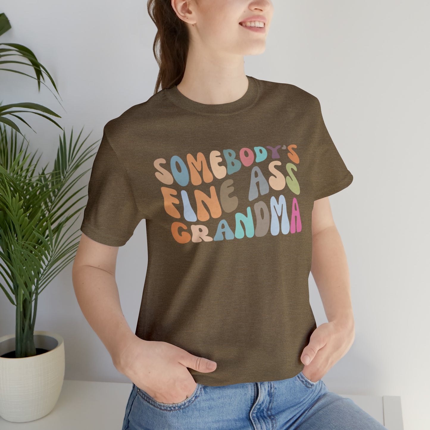 Gift for Funny Grandmas, Somebody's Fine Ass Grandma Shirt, Funny Grandmas Club Shirt, Granny Shirt, Gift from Grandkids, T292