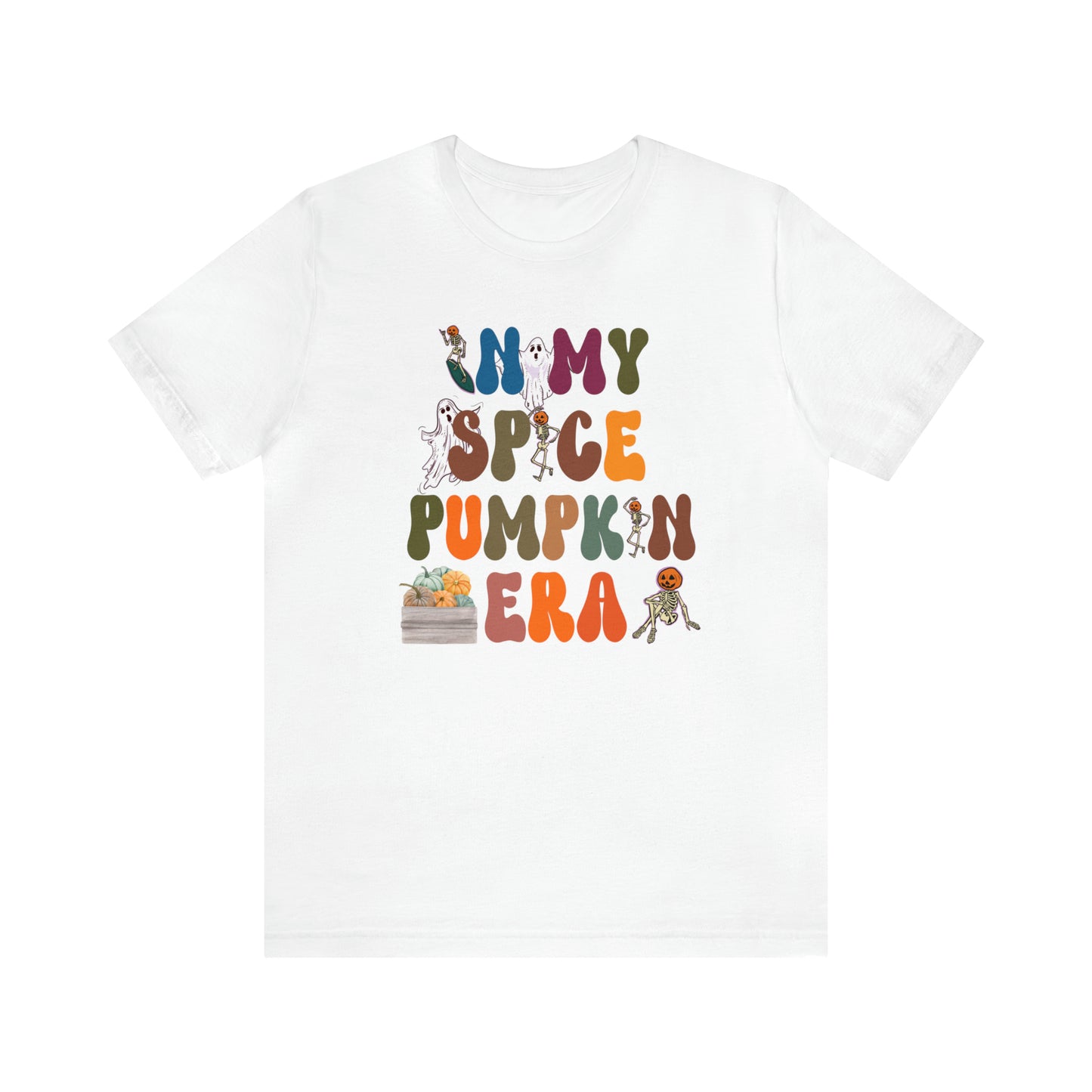 In My Pumpkin Spice Era Shirt, Halloween Pumpkin Shirt, Retro Fall Vibes Pumpkin Shirt, Pumpkin Season Shirt, Hey There Pumpkin Shirt, T785