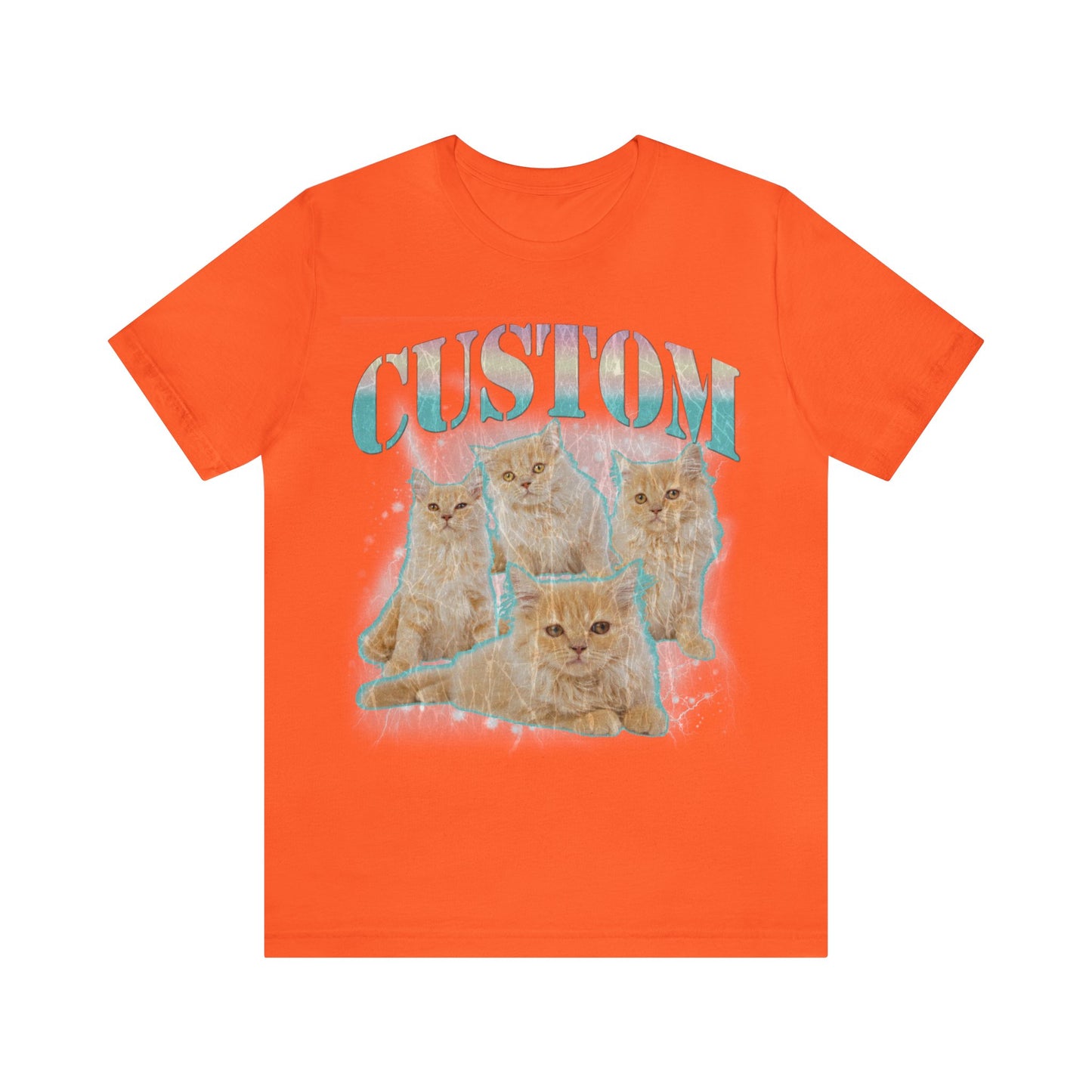 Retro Custom Cat Bootleg Tee, Custom Cat Shirt, Custom Cat Lover Gift, Custom dog portrait, Vintage Funny Cat Shirt, Bootleg Shirt, T1397