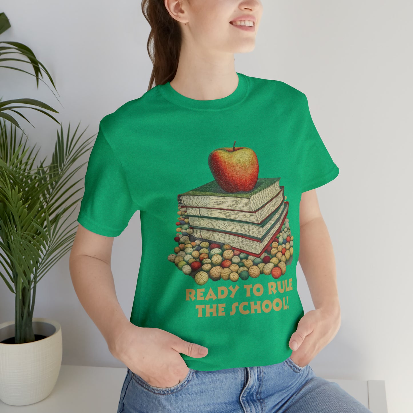 Back to school shirt funny for student - Ready to rule the school, T152