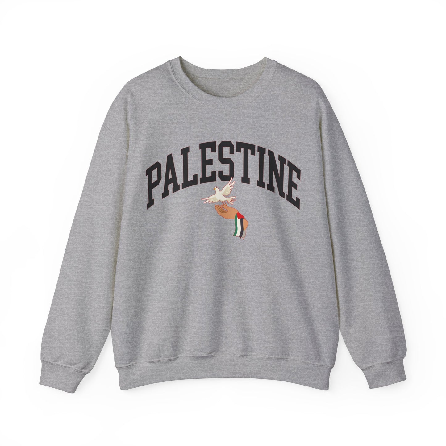 Free Palestine Sweatshirt, All Profit Support Palestine, Free Palestine Sweater, Palestine Flag Crewneck, Stand With Palestine Shirt, S1365