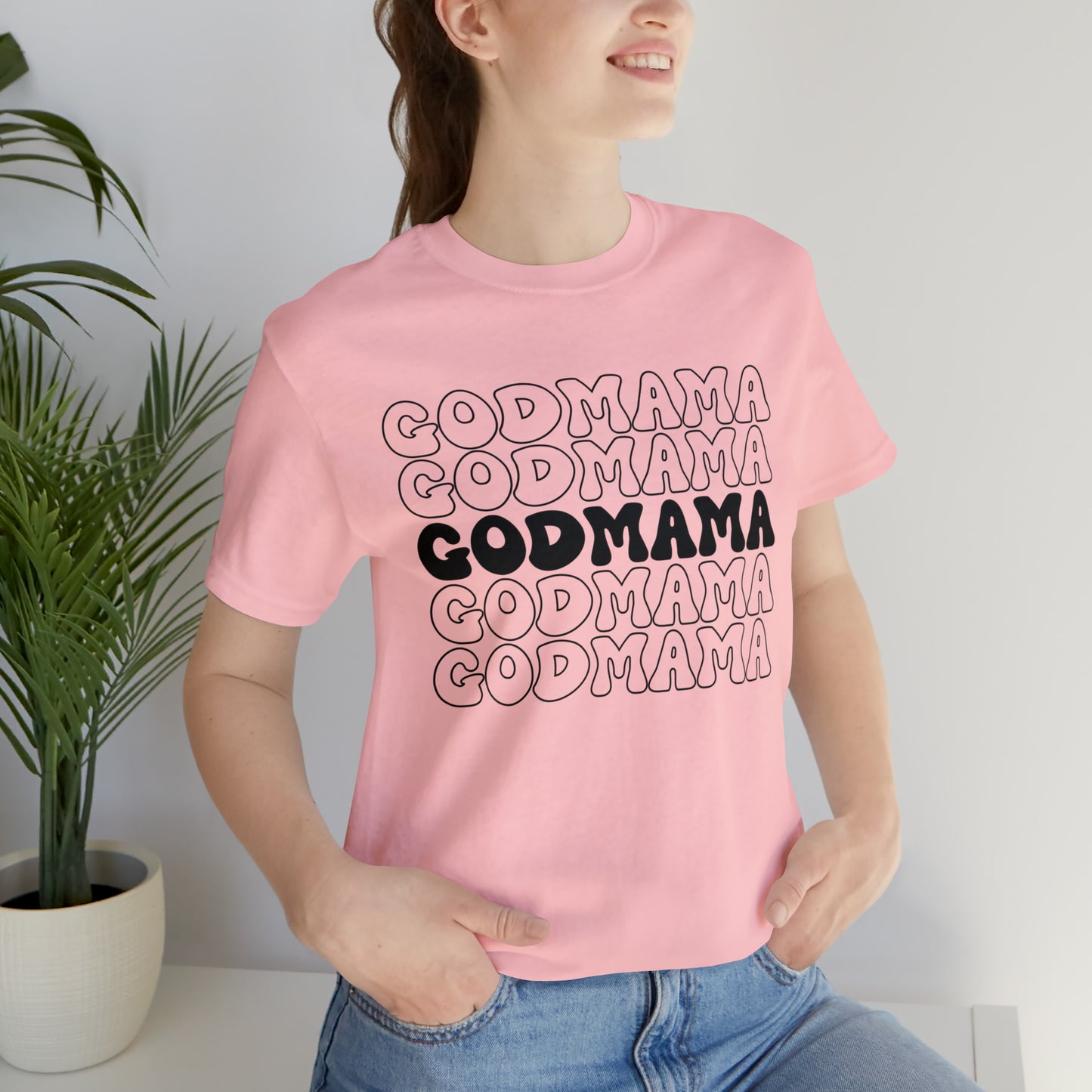 Retro Godmother Shirt for Mother's Day, Godmother Gift from Goddaughter, Cute Godmama Gift for Baptism, God Mother Proposal, T249