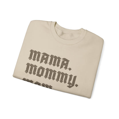 Mama Mommy Mom Bruh Sweatshirt, Mothers Day Sweatshirt, Funny Mom Sweatshirt, Gift for Mom, Mama Sweatshirt, Sarcastic Sweatshirt, S1593