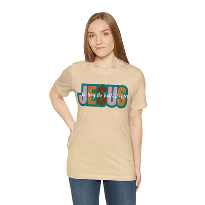 Retro Christian Tshirt, Jesus Tee for Christian Apparel, Christian Shirt for Women, T255