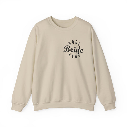 Cool Bride Club Sweatshirt for Women, Future Bride Sweatshirt for Bachelorette, Gift for Bridal Shower, Retro Sweatshirt for Bride, S1364