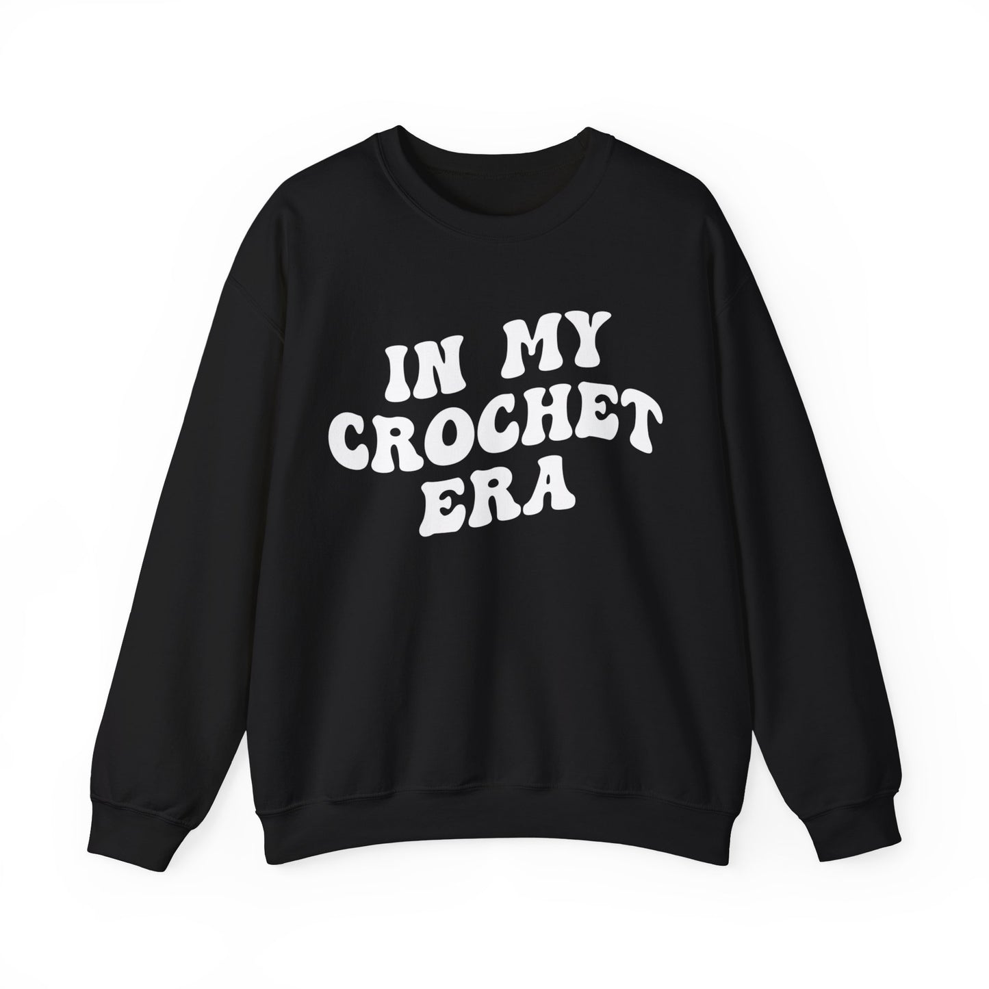 In My Crochet Era Sweatshirt, Gift for Crochet Lover, Crochet Lover Sweatshirt, Knitting Lover Sweatshirt, Crafter Mom Sweatshirt, S1168