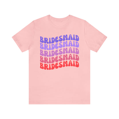 Retro Bridesmaid TShirt, Bridesmaid Shirt for Women, T286