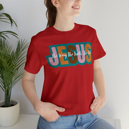 Retro Christian Tshirt, Jesus Tee for Christian Apparel, Christian Shirt for Women, T255