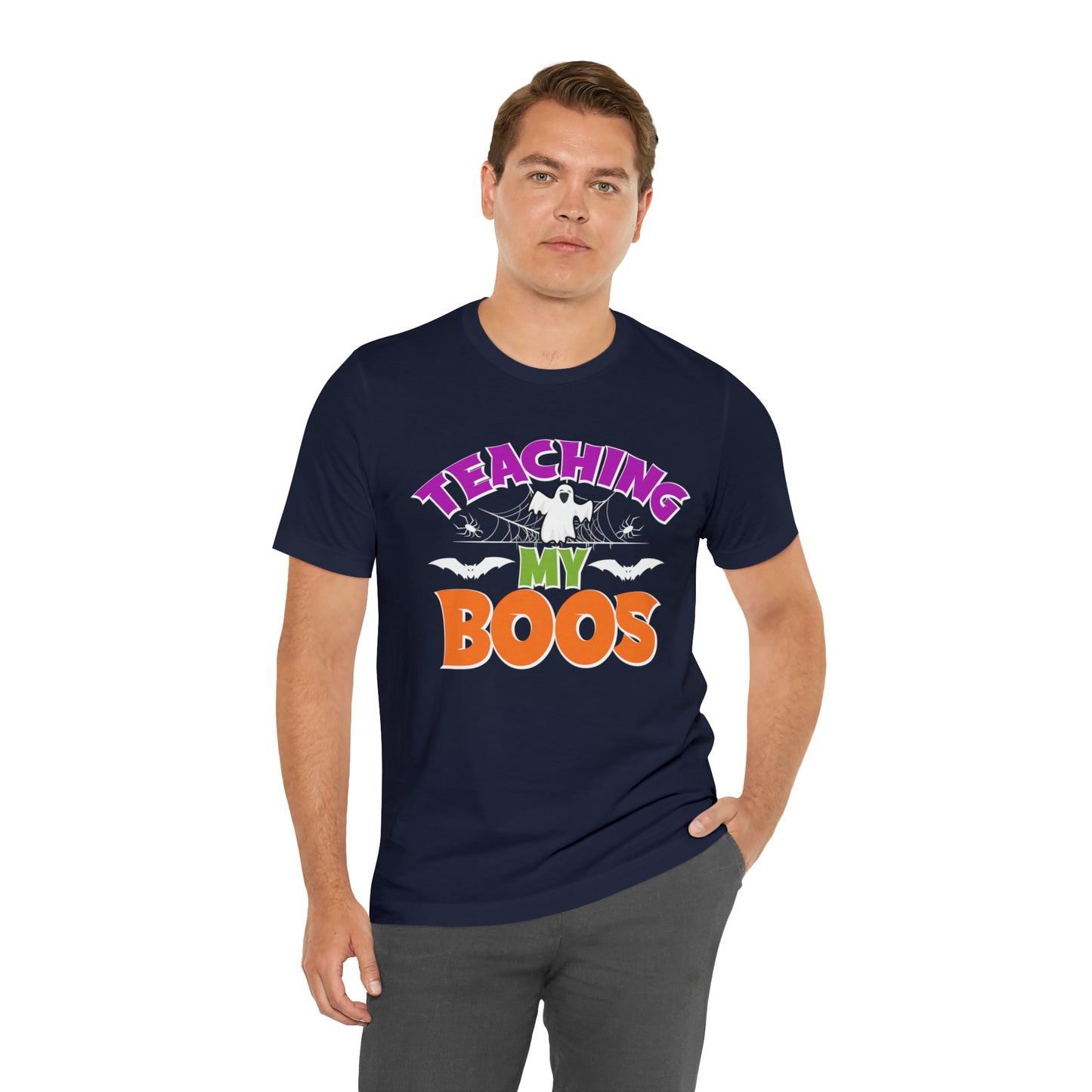 Teaching My Boos Shirt, Spooky Season Tee, Retro Halloween Cowgirl Shirt, Cowgirl Halloween Shirt, Vintage Ghost Shirt, T769