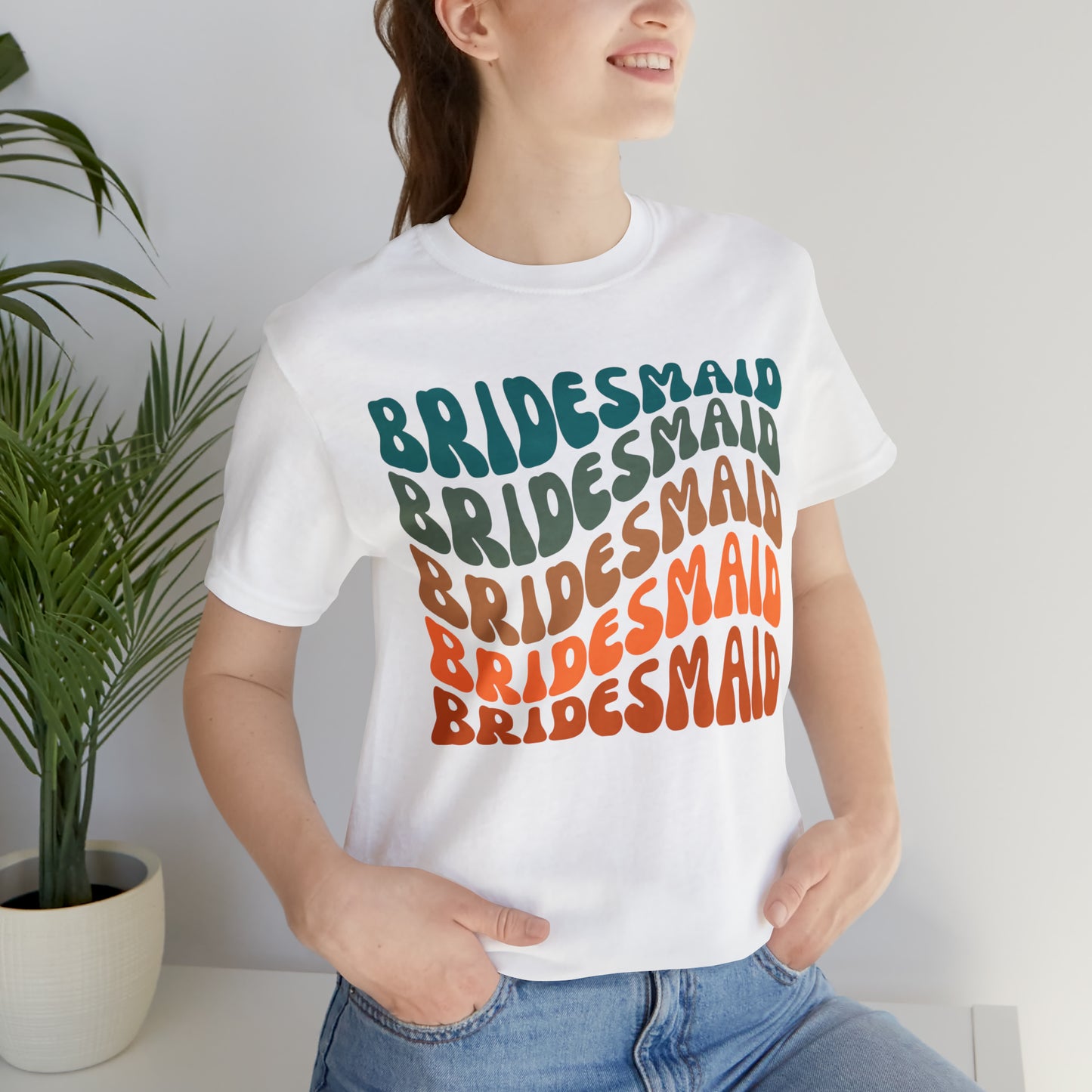 Retro Bridesmaid TShirt, Bridesmaid Shirt for Women, T289