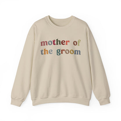 Mother of the Groom Sweatshirt, Cute Wedding Gift from son, Engagement Gift, Retro Wedding Gift for Mom, Bridal Party Sweatshirt S1147