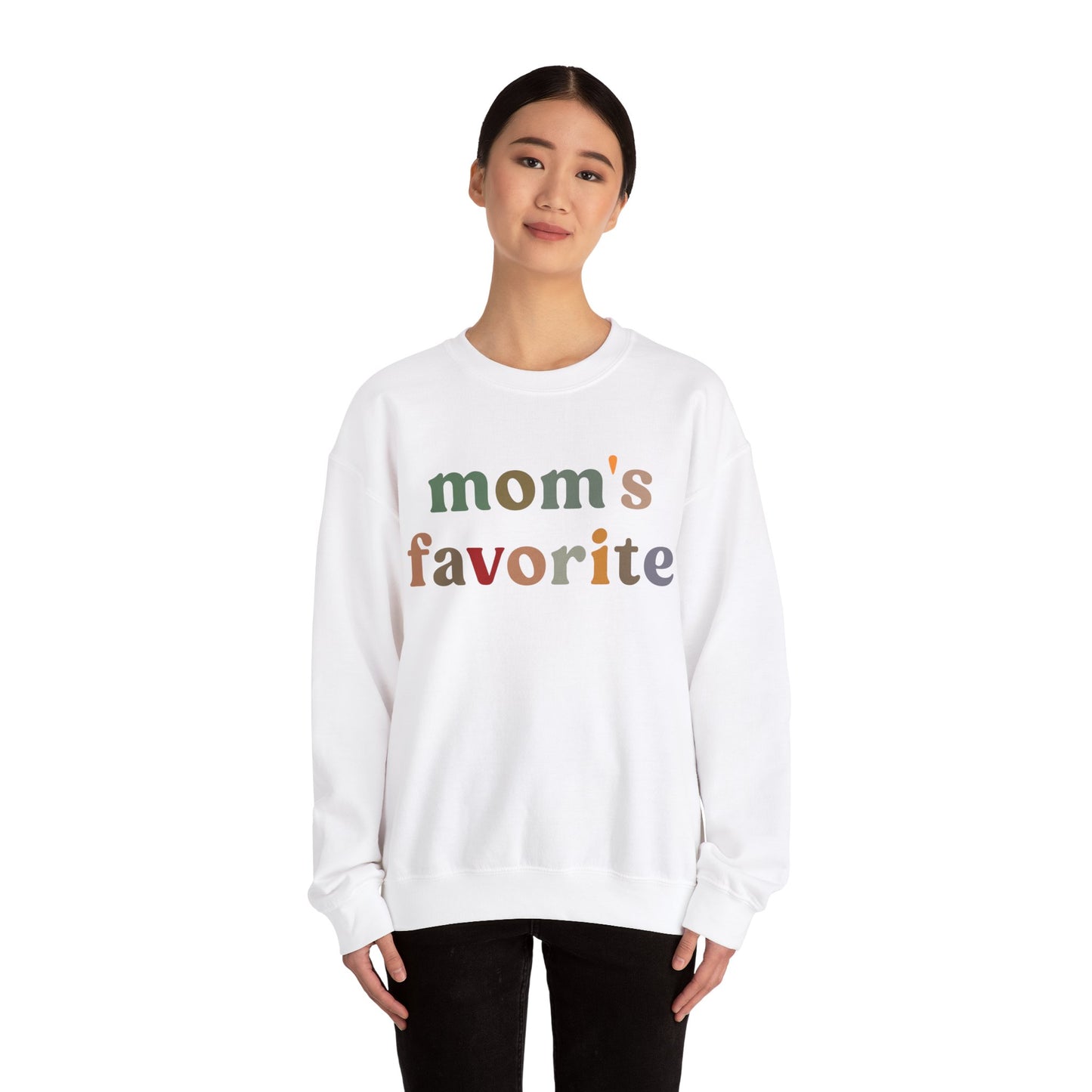 Mom's Favorite Sweatshirt, Oldest Daughter Sweatshirt, Youngest Daughter Sweatshirt, Mama's Favorite Daughter Sweatshirt, S1122
