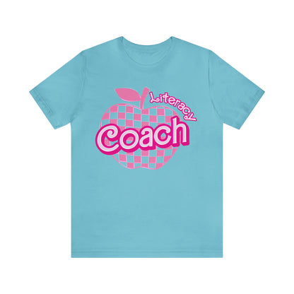 Literacy Coach shirt, Pink Sport Coach Shirt, Colorful Coaching shirt, 90s Cheer Coach shirt, Back To School Shirt, Teacher Gift, T821