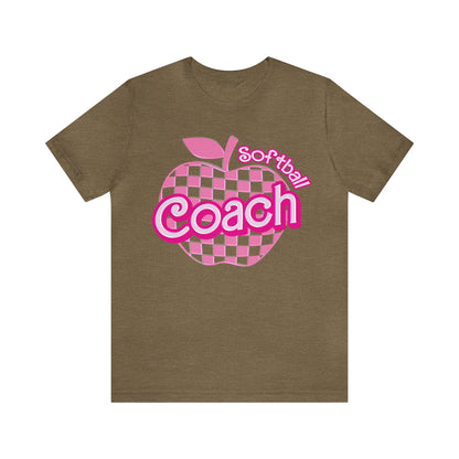 Softball Coach shirt, Pink Sport Coach Shirt, Colorful Coaching shirt, 90s Cheer Coach shirt, Back To School Shirt, Teacher Gift, T822