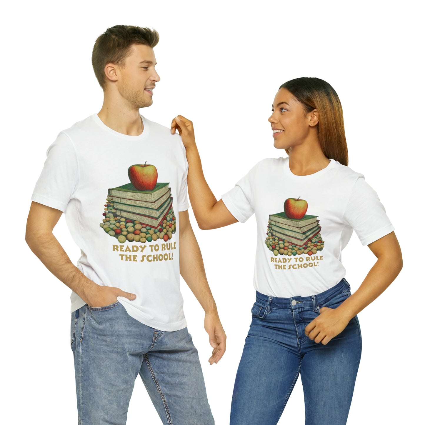 Back to school shirt funny for student - Ready to rule the school, T152