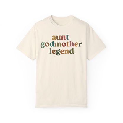 Aunt Godmother Legend Shirt for Aunt, Cute Godmother Gift from Goddaughter, Godmother Proposal, Retro Godmother Gift for Baptism, CC1034