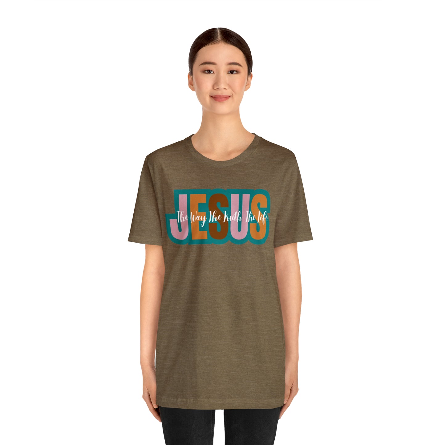 Retro Christian Tshirt, Jesus Tee for Christian Apparel, Christian Shirt for Women, T255