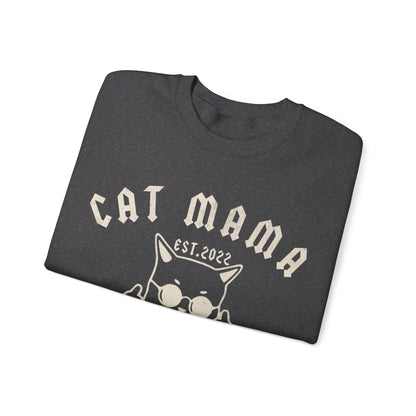 Custom Retro Cat Mom Sweatshirt, Personalized Retro Cat Mom Sweatshirt, Custom Cat Sweatshirt, Cat Lovers Sweatshirt, S1255