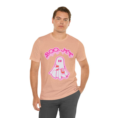 Boo Jee Shirt, Pink Ghost Boo Jee Shirt, Spooky Ghost Shirt, Spooky Season Ghost Shirt, Spooky Vibes Shirt, Halloween Ghost Shirt, T835
