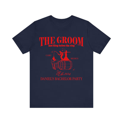 The Groom Bachelor Party Shirts, Groomsmen Shirt, Custom Bachelor Party Gifts, Group Bachelor Shirt, Fishing Bachelor Party Shirt, 12 T1604