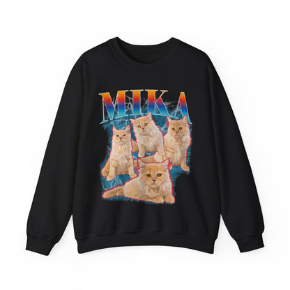 Pet Custom Vintage Sweatshirt, Custom Bootleg Rap Sweatshirt Cat Bootleg Retro 90's Sweatshirt Gift For Her, Customize Pet Sweatshirt, S1335