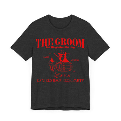 The Groom Bachelor Party Shirts, Groomsmen Shirt, Custom Bachelor Party Gifts, Group Bachelor Shirt, Fishing Bachelor Party Shirt, 12 T1604