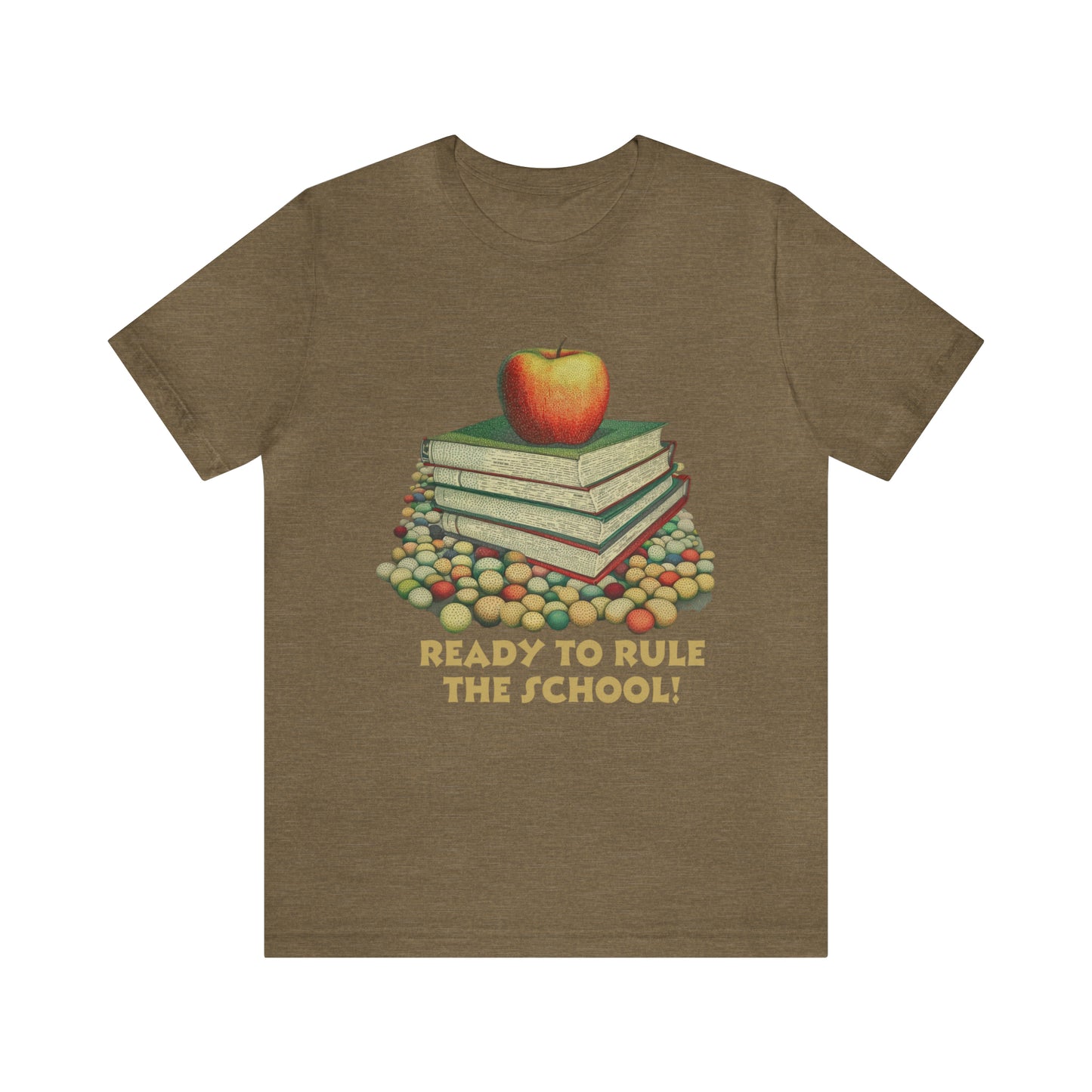 Back to school shirt funny for student - Ready to rule the school, T152