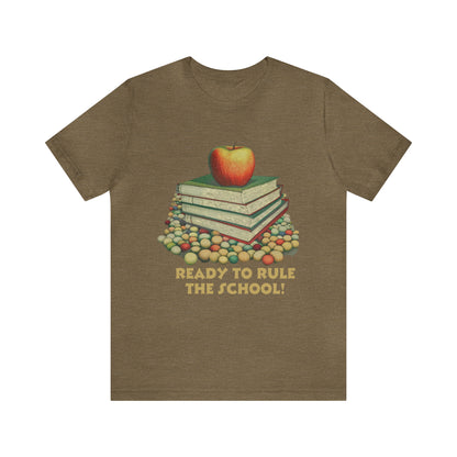 Back to school shirt funny for student - Ready to rule the school, T152