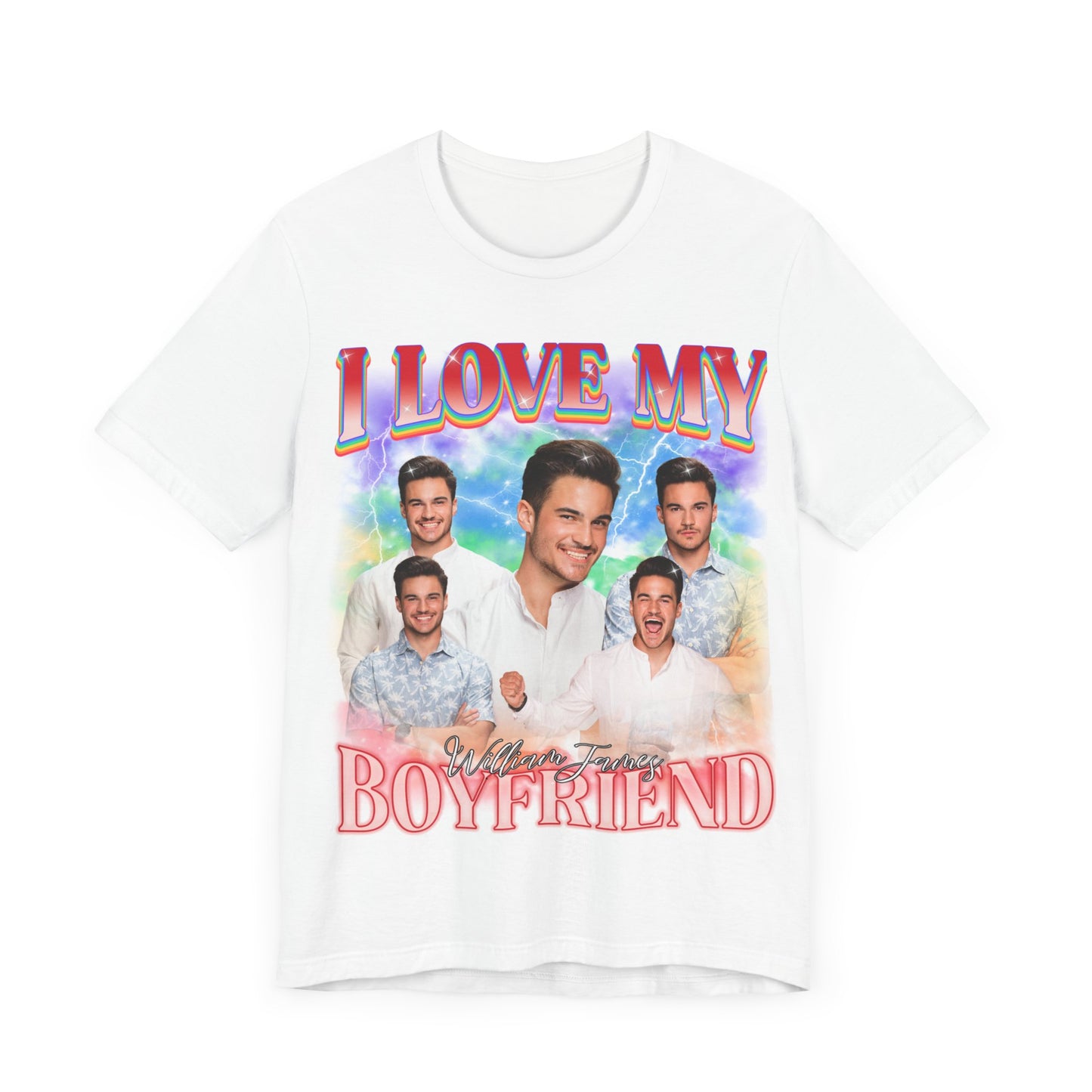 I Love My Boyfriend LGBTQIA+ Pride Shirt, Custom Bootleg Rap Tee Gay Rights Gift Equality Shirt LGBTQ Supporter Shirt Rainbow Shirt, T1632