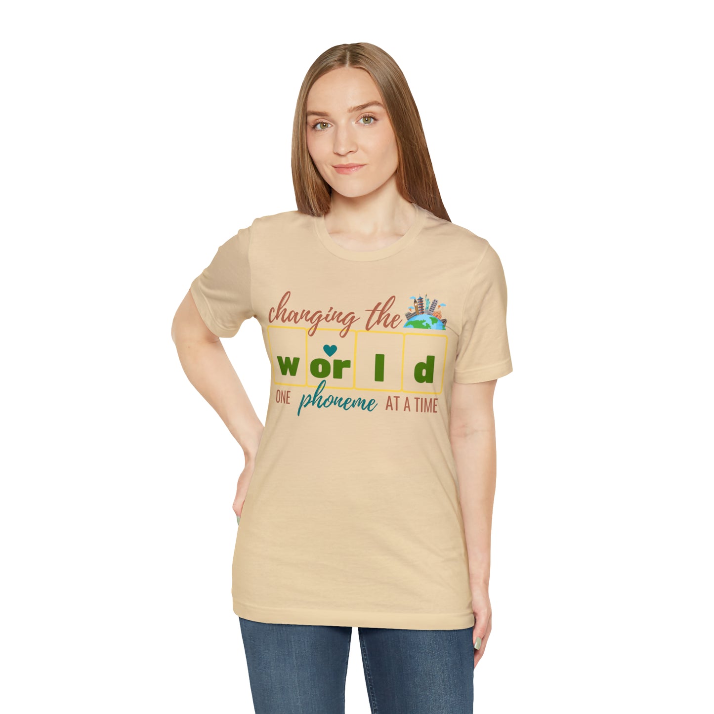 Kindergarten Teacher Shirt, Dyslexia Teacher Shirt, Teach Kids to Read Shirt, Changing The World One Phoneme At A Time Shirt, T240