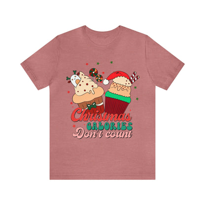 Christmas Calories Don't Count Shirt, Funny Christmas Shirt, Christmas Gift, Xmas calories shirt, Christmas calories, T871