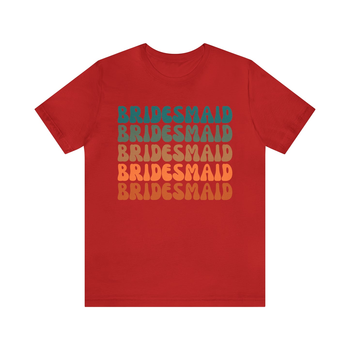 Retro Bridesmaid TShirt, Bridesmaid Shirt for Women, T288