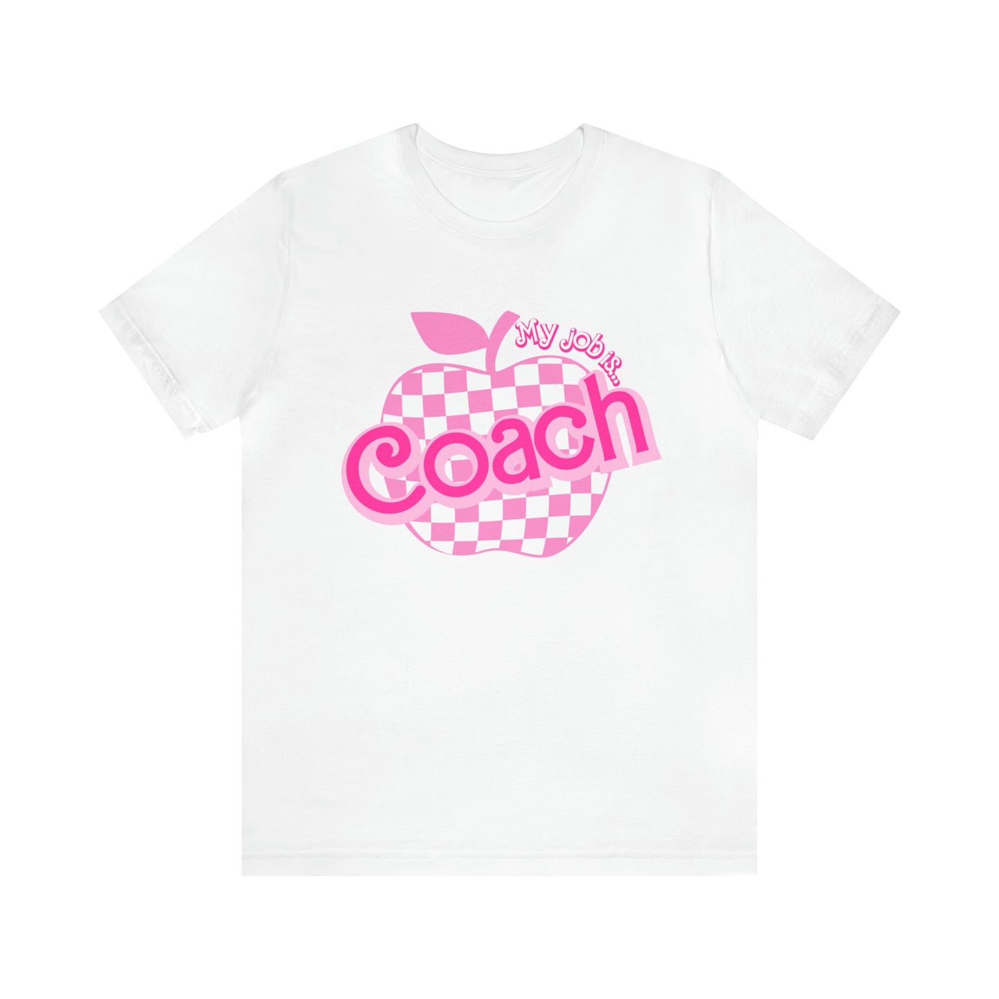 My Job Is Coach shirt, Pink Sport Coach Shirt, Colorful Coaching shirt, 90s Cheer Coach shirt, Back To School Shirt, Teacher Gift, T816