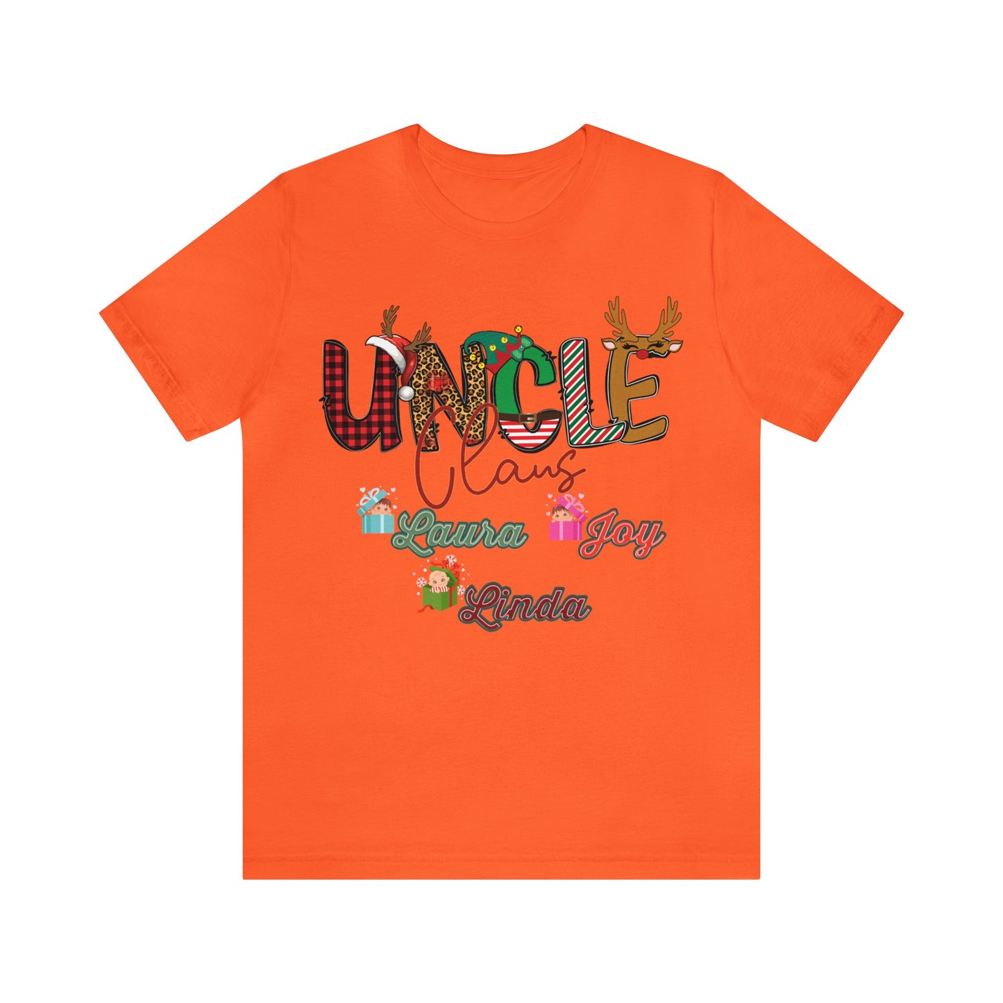 Custom Uncle Claus Shirt, Christmas Uncle tshirt, Christmas Uncle Sweater, Custom Uncle With Names Shirt, Gifts For Uncle, T937