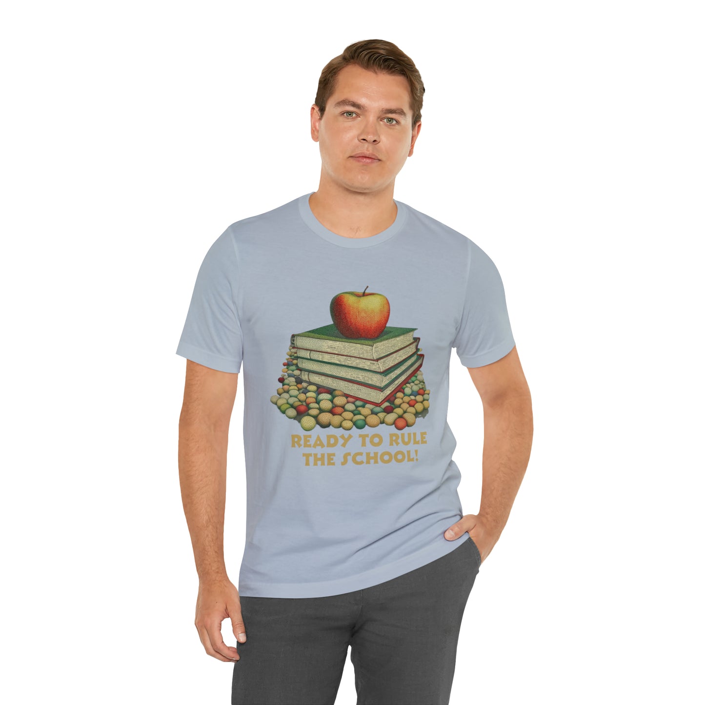 Back to school shirt funny for student - Ready to rule the school, T152