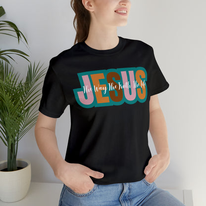 Retro Christian Tshirt, Jesus Tee for Christian Apparel, Christian Shirt for Women, T255