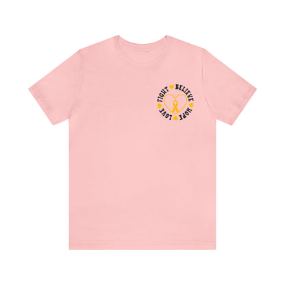Childhood Cancer Football Shirt, Cancer Survivor Gift, Motivational Shirt, Cancer Fighter Support Shirt, Cancer Warrior, T675