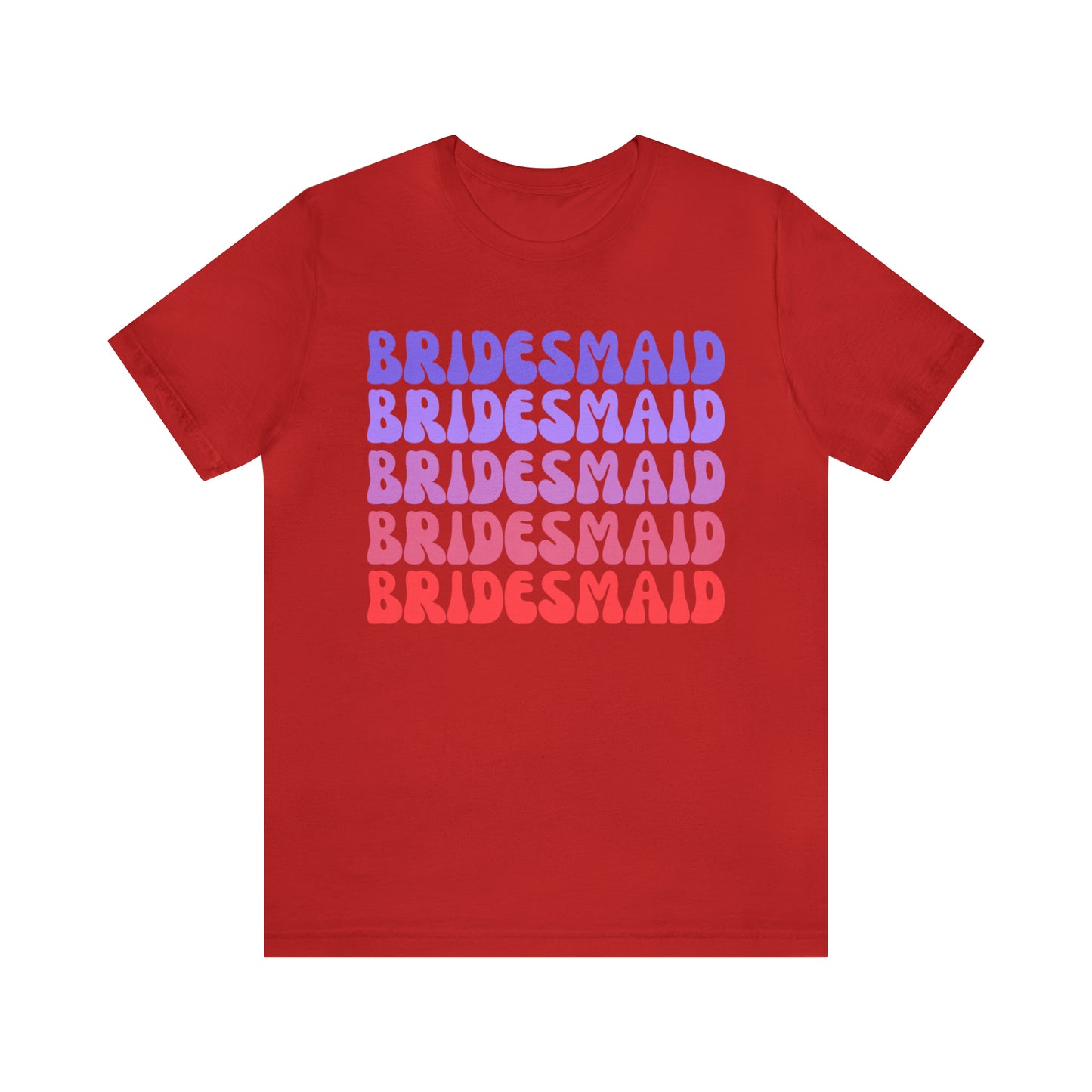 Retro Bridesmaid TShirt, Bridesmaid Shirt for Women, T285