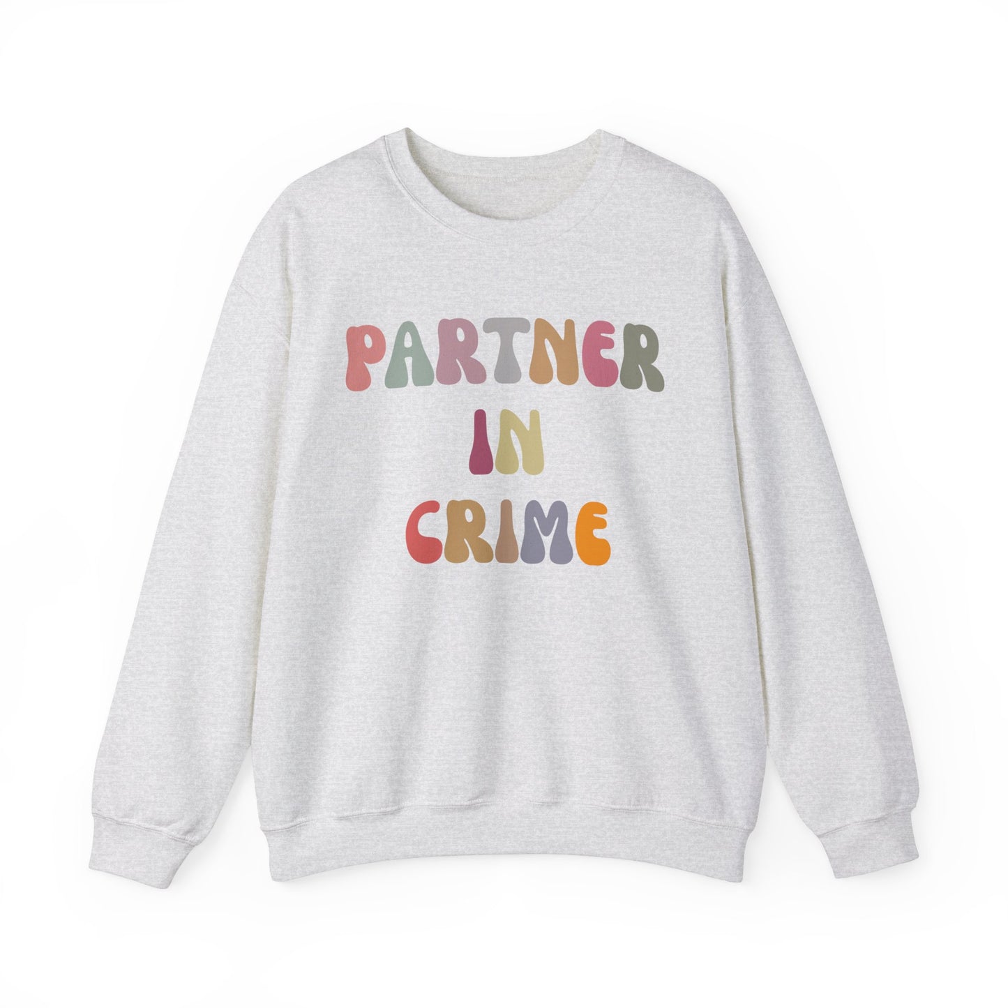 Partner In Crime Sweatshirt, Funny Best Friend Sweatshirt, Matching Besties Sweatshirt, Gift for Best Friend, BFF Sweatshirt, SW1287