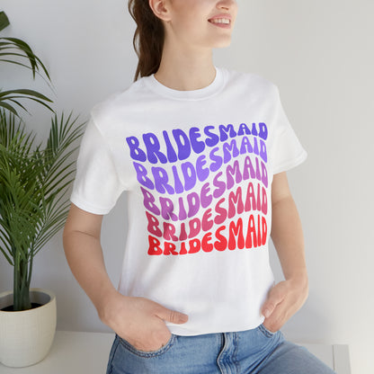 Retro Bridesmaid TShirt, Bridesmaid Shirt for Women, T287