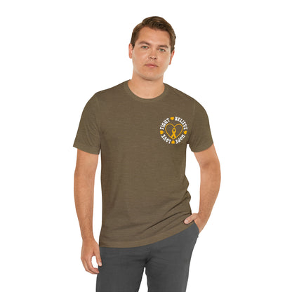 Childhood Cancer Football Shirt, Cancer Survivor Gift, Motivational Shirt, Cancer Fighter Support Shirt, Cancer Warrior, T675