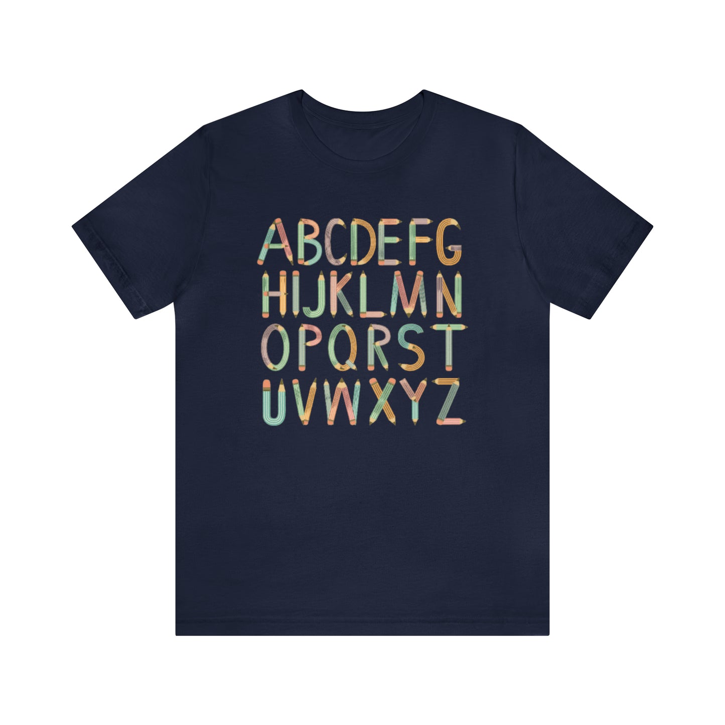 Preschool Teacher Shirt, Alphabet Shirt, ABCD Shirt, Kindergarten Teacher Shirt, Cute Teacher Shirt, T362