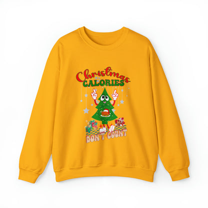 Christmas Calories Don't Count Sweatshirt, Funny Christmas Sweatshirt, Christmas Gift, Xmas calories Sweatshirt, Christmas calories, SW873