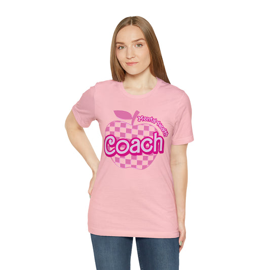 Mental Health Coach shirt, Pink Sport Coach Shirt, Colorful Coaching shirt, 90s Cheer Coach shirt, Back To School Shirt, Teacher Gift, T823