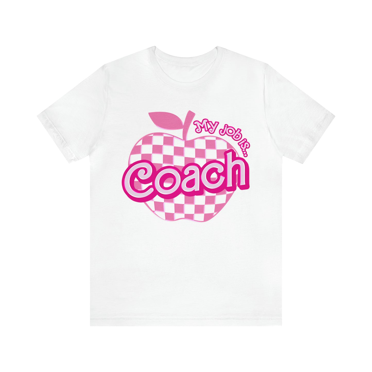 My Job Is Coach shirt, Pink Sport Coach Shirt, Colorful Coaching shirt, 90s Cheer Coach shirt, Back To School Shirt, Teacher Gift, T817